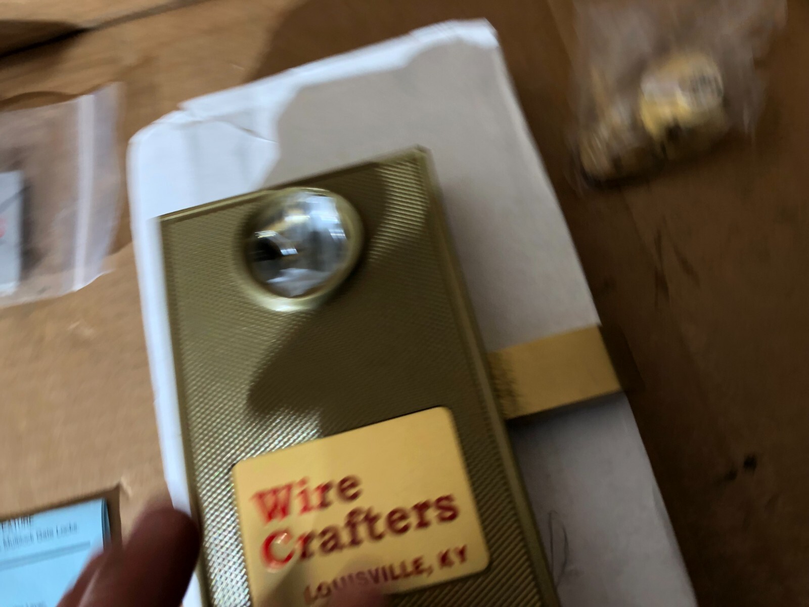 WIRE CRAFTERS W3730-WC Security Safety Cage Hinged Door Lock, 1 Side Keyed