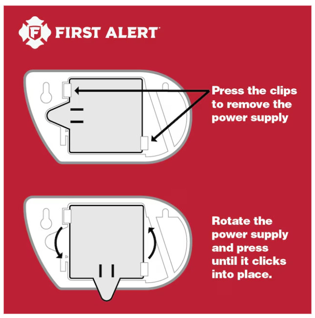 First Alert Plug-in Natural Gas Detector Propane Detector Carbon Monoxide Detect