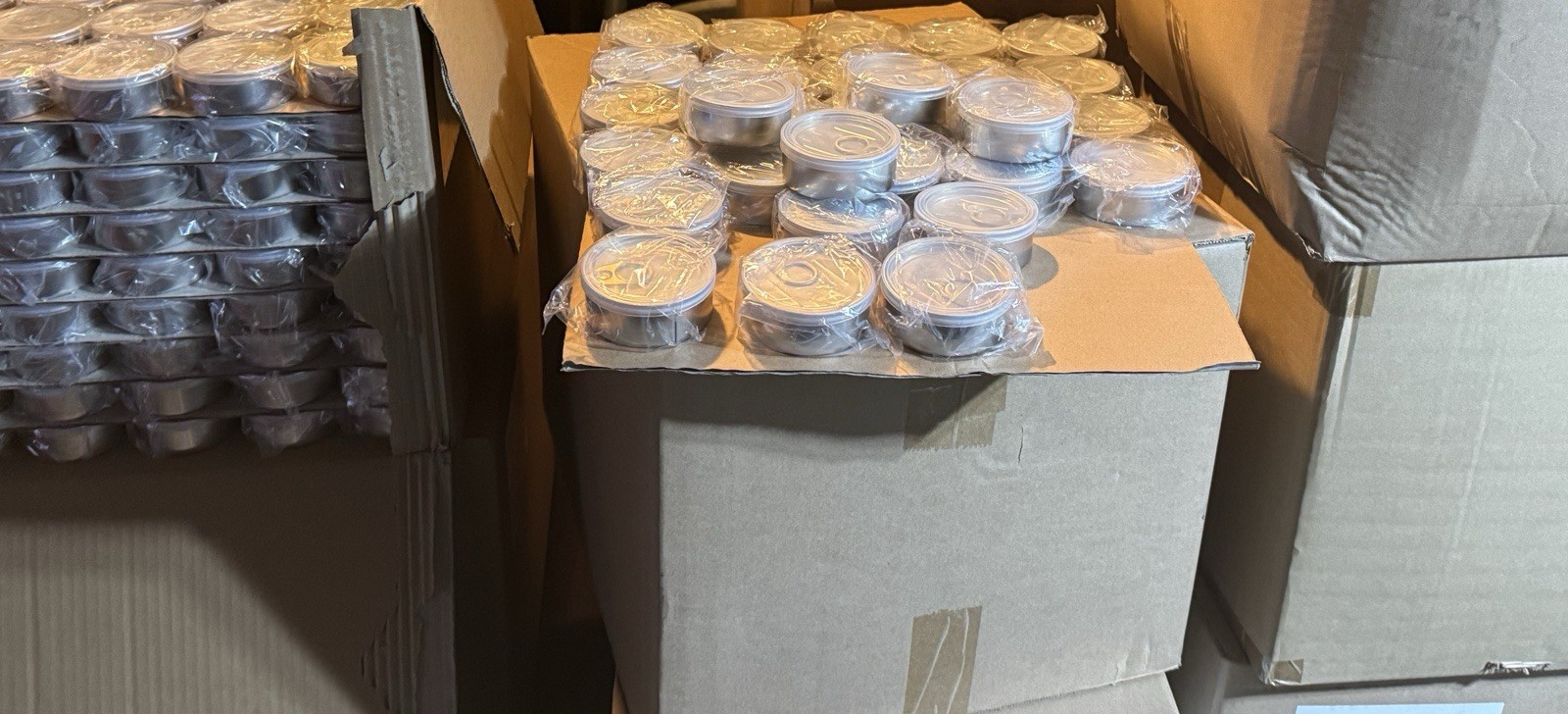 1000 Cali Self-Seal Tin Cans