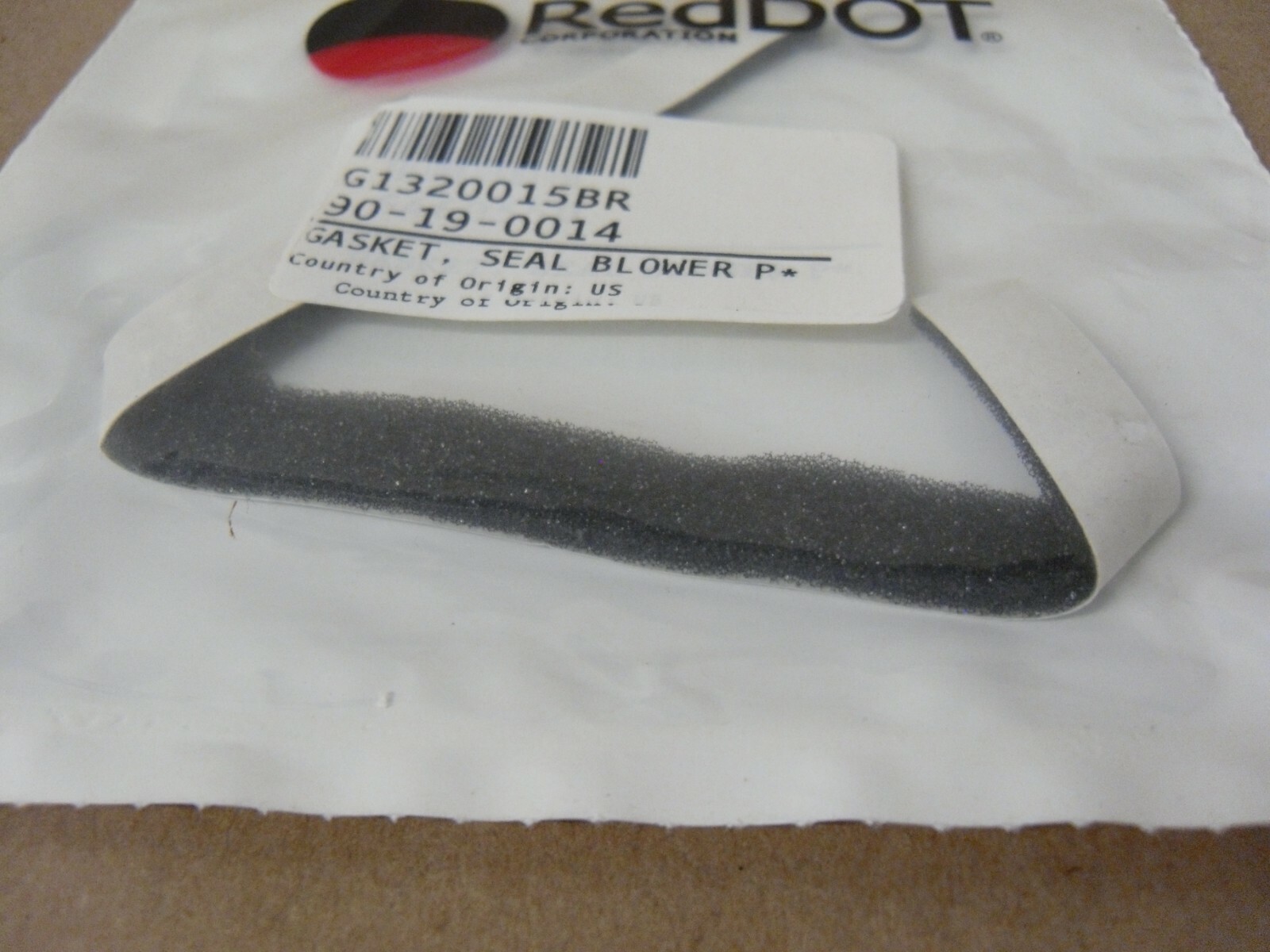 (Qty 21) RD-1-2100-OP RED DOT GASKET