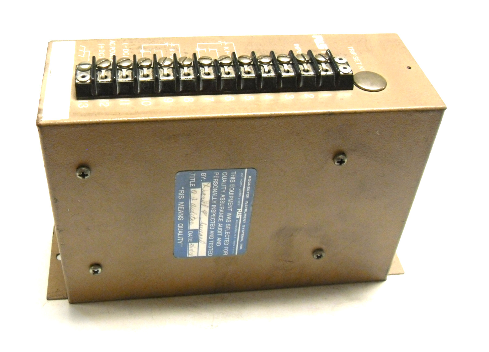 RIS ET-1214 CURRENT ALARM 4-20MA 115 VAC