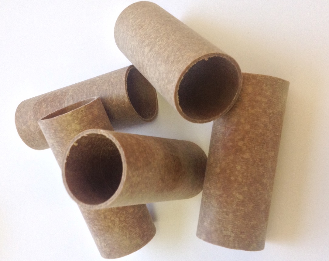 15 Tubes XXX Natural Paper Based Phenolic Tubing 1.00″ ID x 1.120″ OD x 2.687″