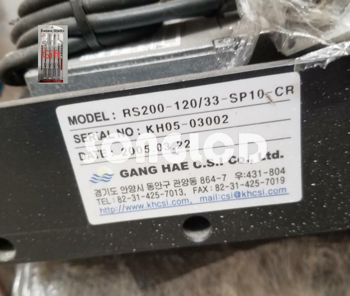 1PC RS200-120/33-SP10-CR 90days warranty via DHL or FedEx