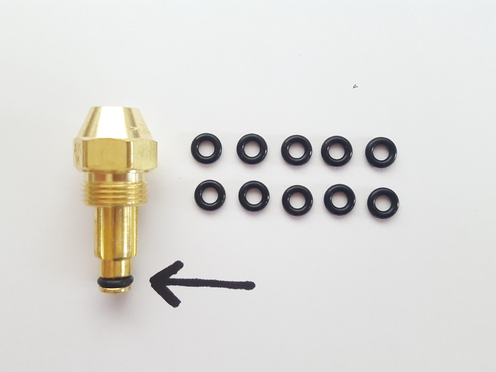 Waste oil heater parts Delavan Siphon nozzle O-rings 10 pack fits 30609 and DA
