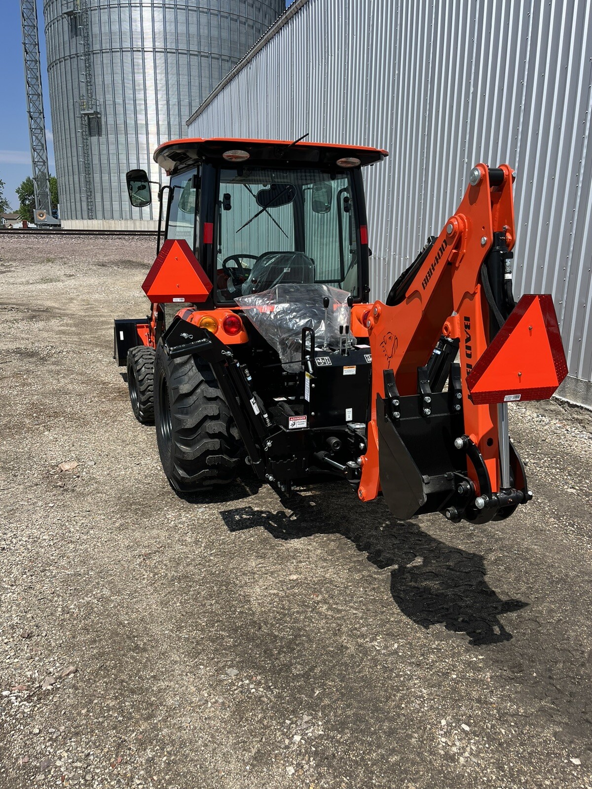 Bad Boy 4035 Utility Tractor With Cab, Loader, And Backhoe