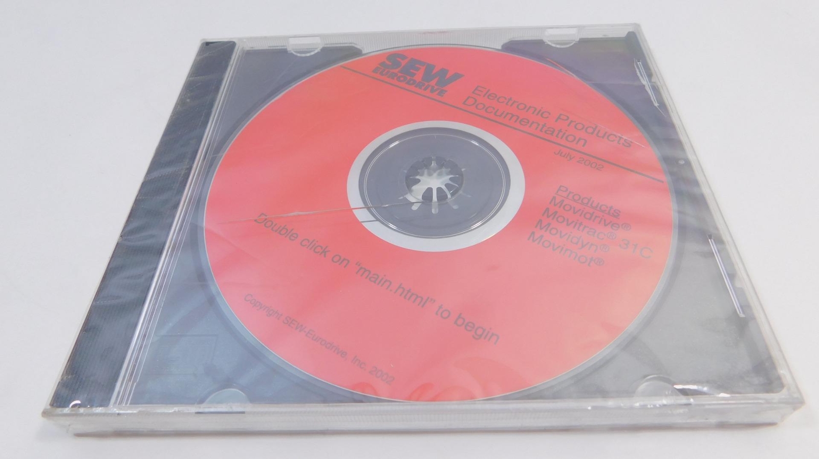 Sew Eurodrive Movidrive Movitrac 31C Movidyn Movimot Elect Prod Data CD 07/2002