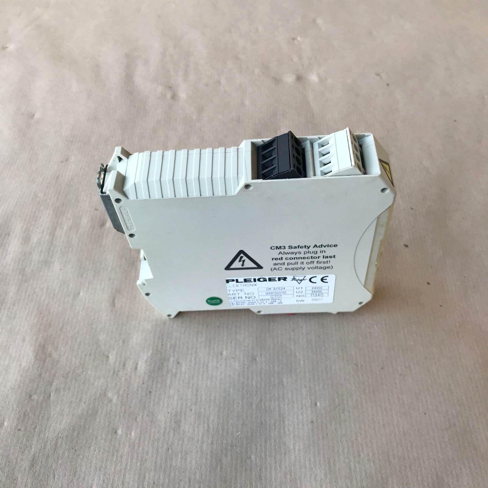 PLEIGER CM3 S24 CONTROL MODULE 9341100110