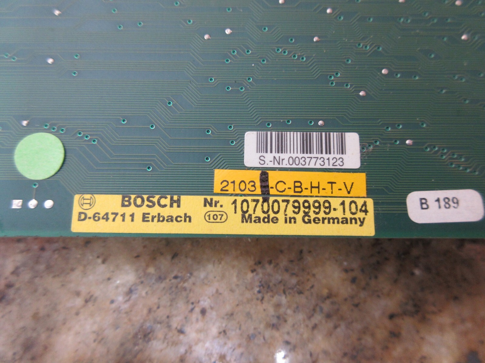 BOSCH BOARD 078804-1037 079994-101_7 1903-I-C-B-H-T 1070079993-102 EACH 1