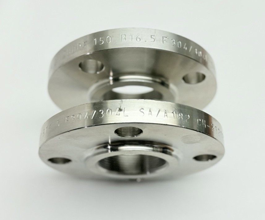 Lot Of 2, Chandan Flange 2” THDRF, 150 STD, B16.5 F304/304L, SA/A182
