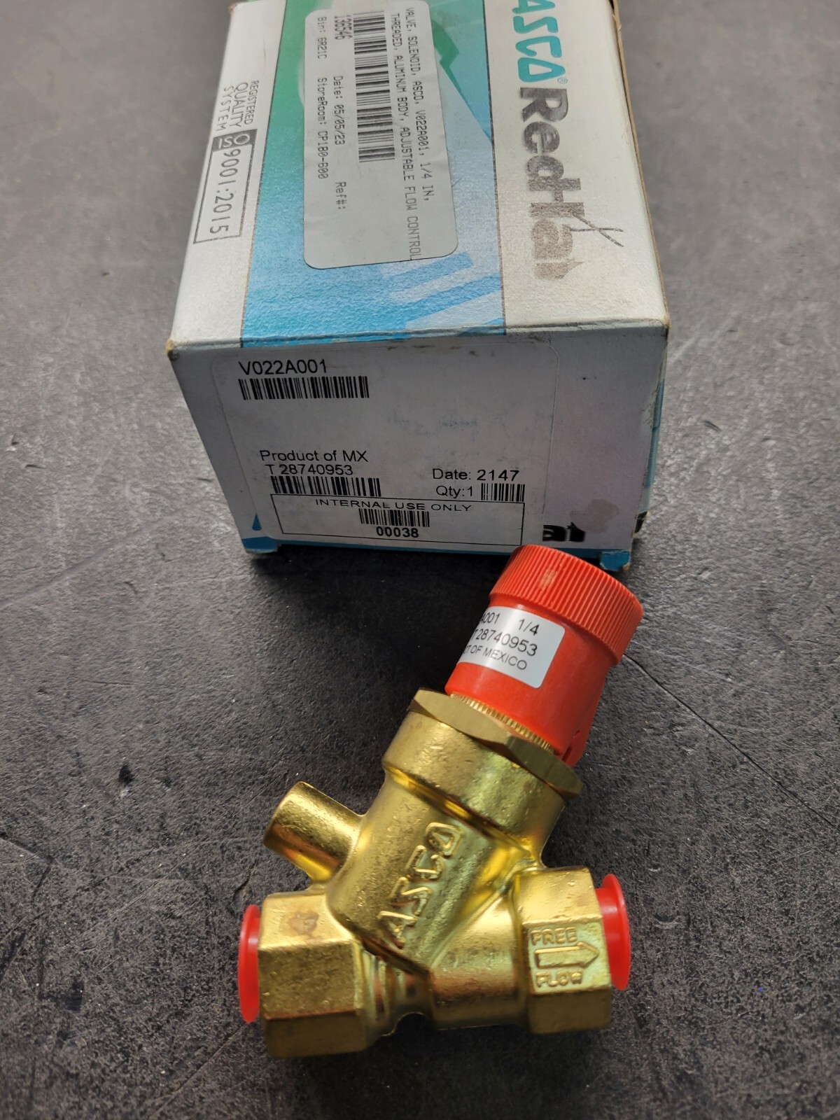 Asco V022A001 Solenoid Valve
