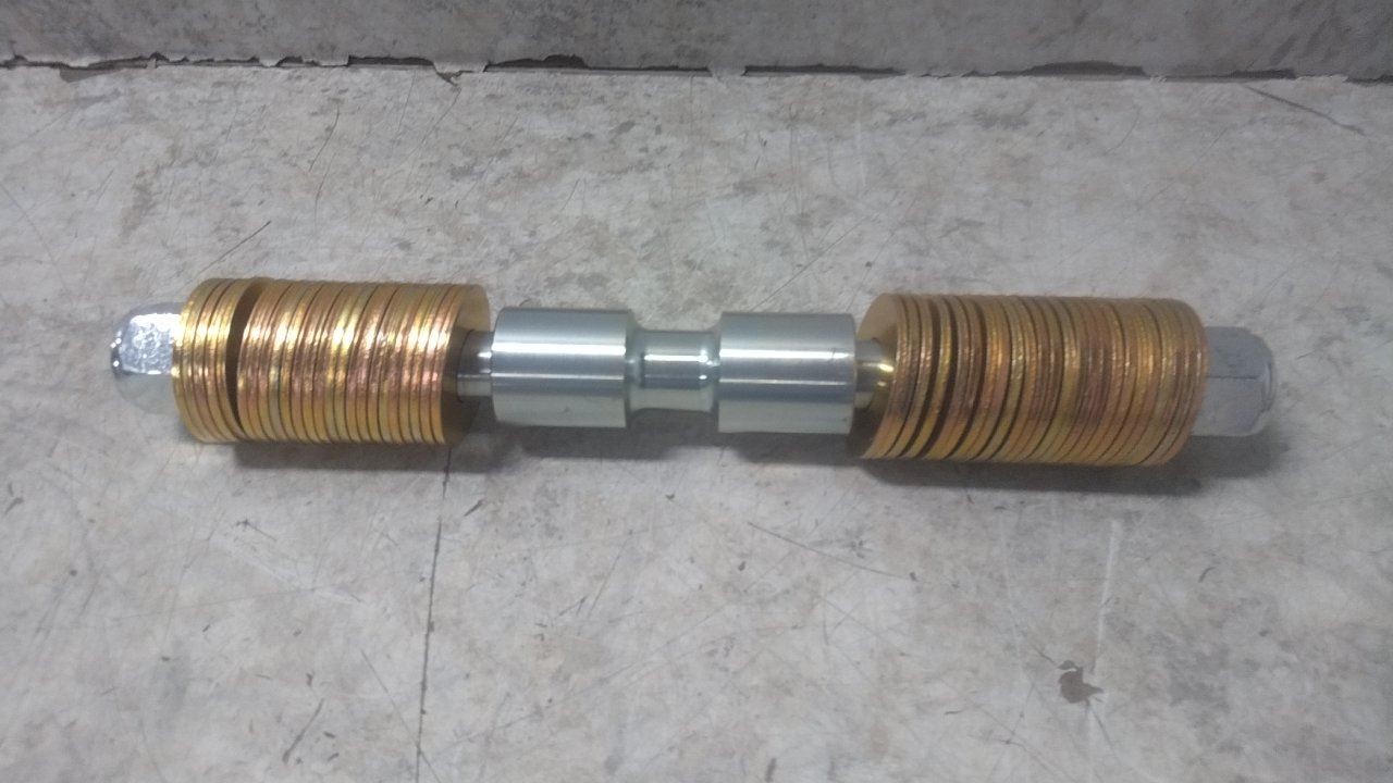 Saginaw Products Corporation 51861 3 to 8 In Beam Flange W 2000 Lb Push Trolley