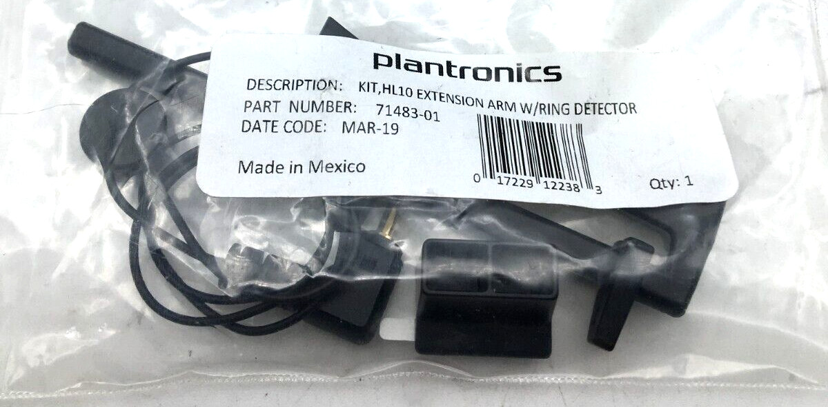 Plantronics Lot of 2 Switch Adapter APC-43 & Arm W Ring Extension Kit 71483-01