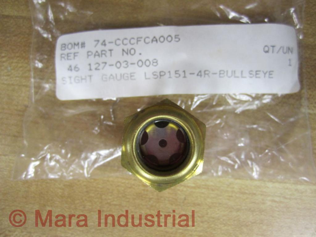 Part LSP151-4R-BULLSEYE Sight Gauge 46 127-03-008
