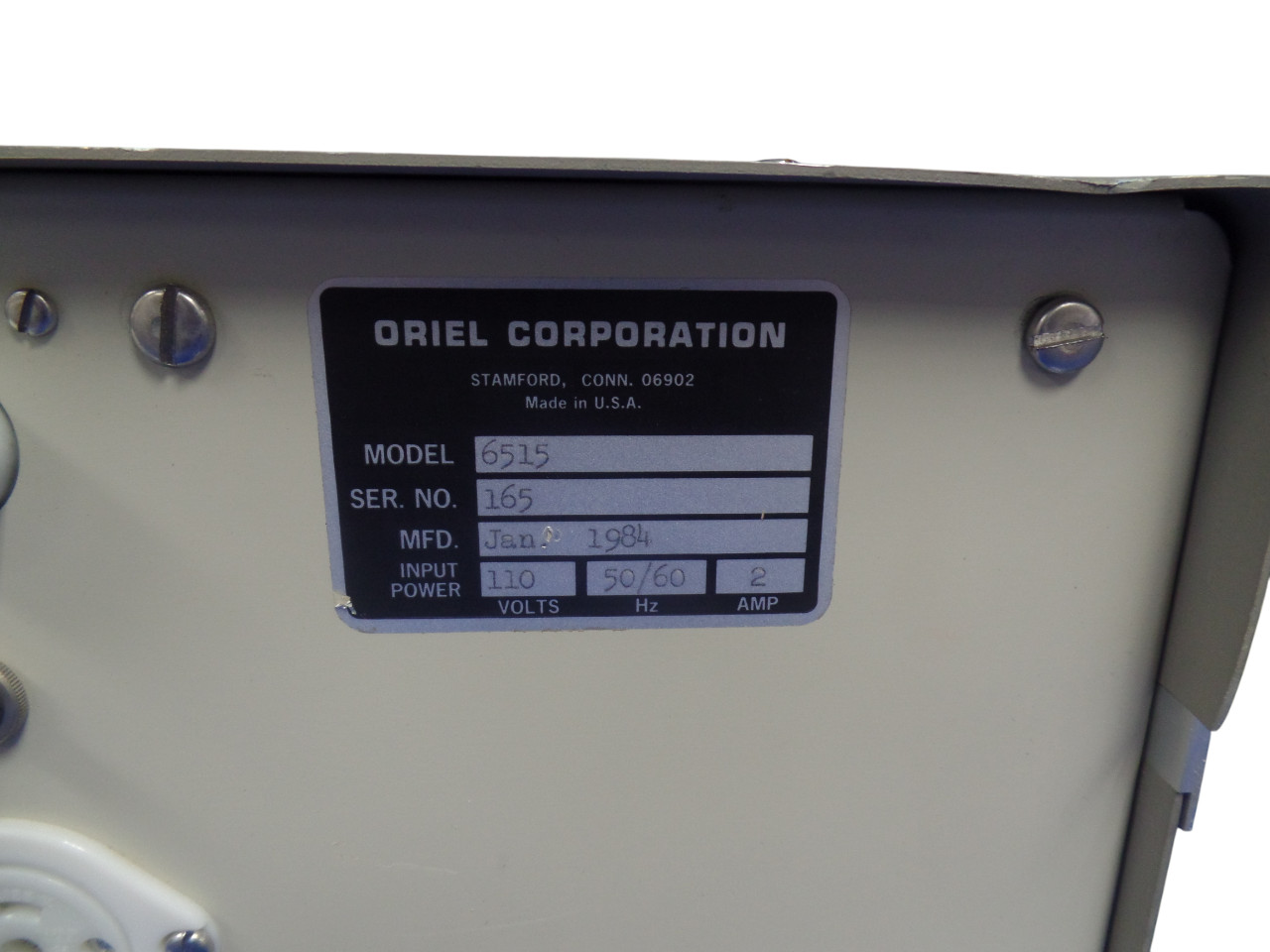 ORIEL ARC LAMP POWER SUPPLY 6515 – Free Shipping