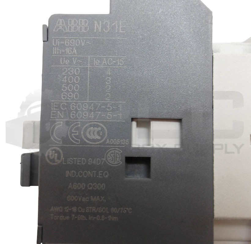 NEW ABB N31E CONTACTOR RELAY 110V 50HZ 110/120V 60HZ