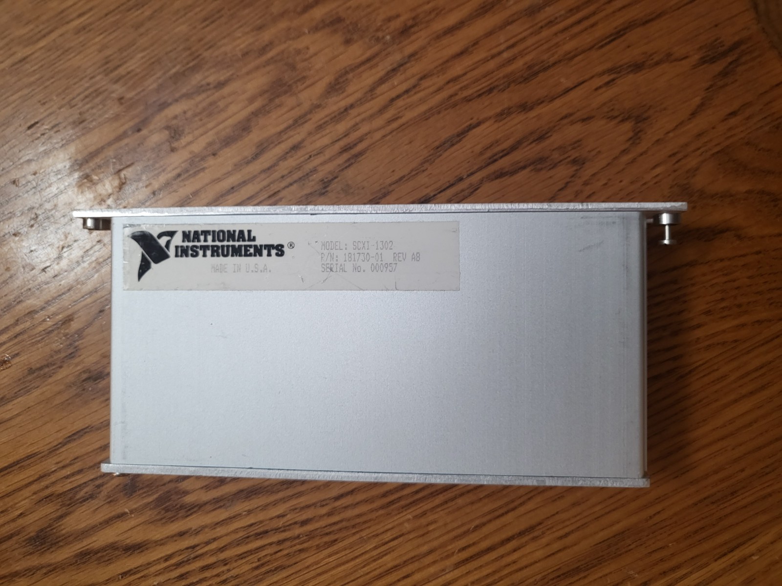 NATIONAL INSTRUMENTS SCXI-1302 TERMINAL BLOCK P/N-181730-01
