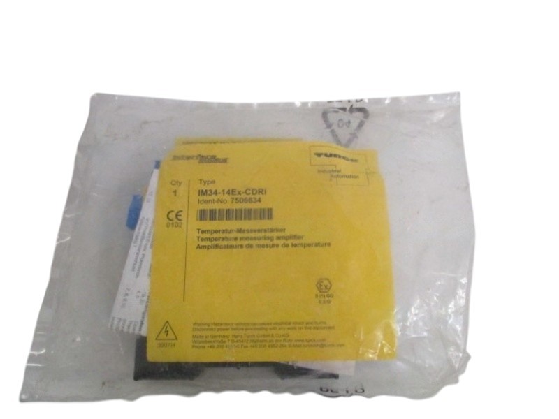 TURCK IM34-14Ex-CDRi TEMPERATURE MEASURING AMPLIFIER NSMP