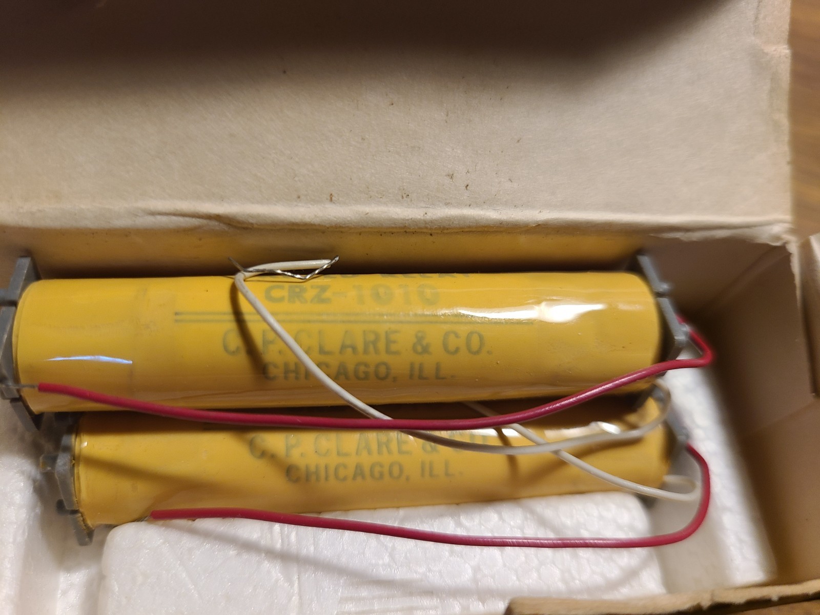Lot Of 2 C.P. Clare CR2T-1010 Relay Armature CRZ-1010