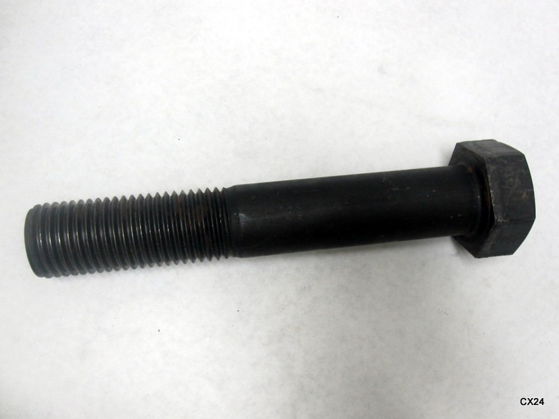 1-1/2″ X 9-13/16″ Black Grade 8 S.S Hex Head Bolt 6 TPI, 3.75″ Threaded