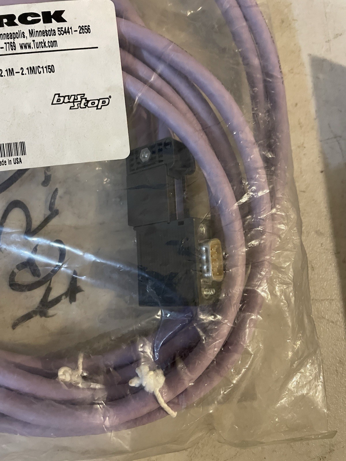Turck RSSW D9S RKSW 457-2.1M-2.1M/C1150 ID Number U3-00721