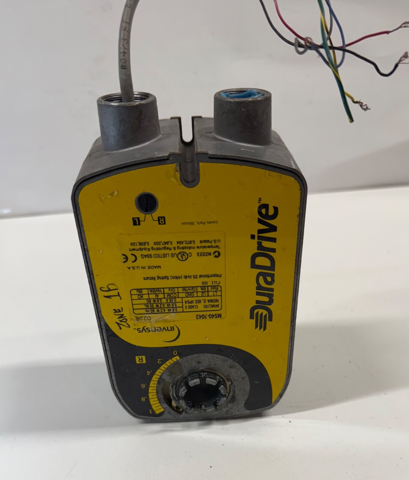 Invensys DuraDrive Proportional Actuator MS40-7043