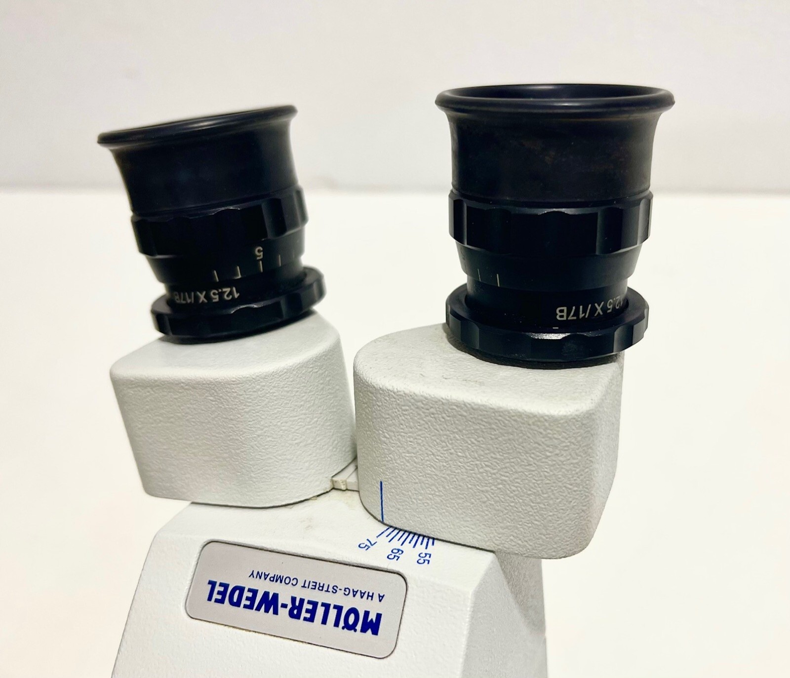Moller-Wedel Spectra 500 Microscope Head with 12.5 X/17 B Eyepieces, F=250 Lens