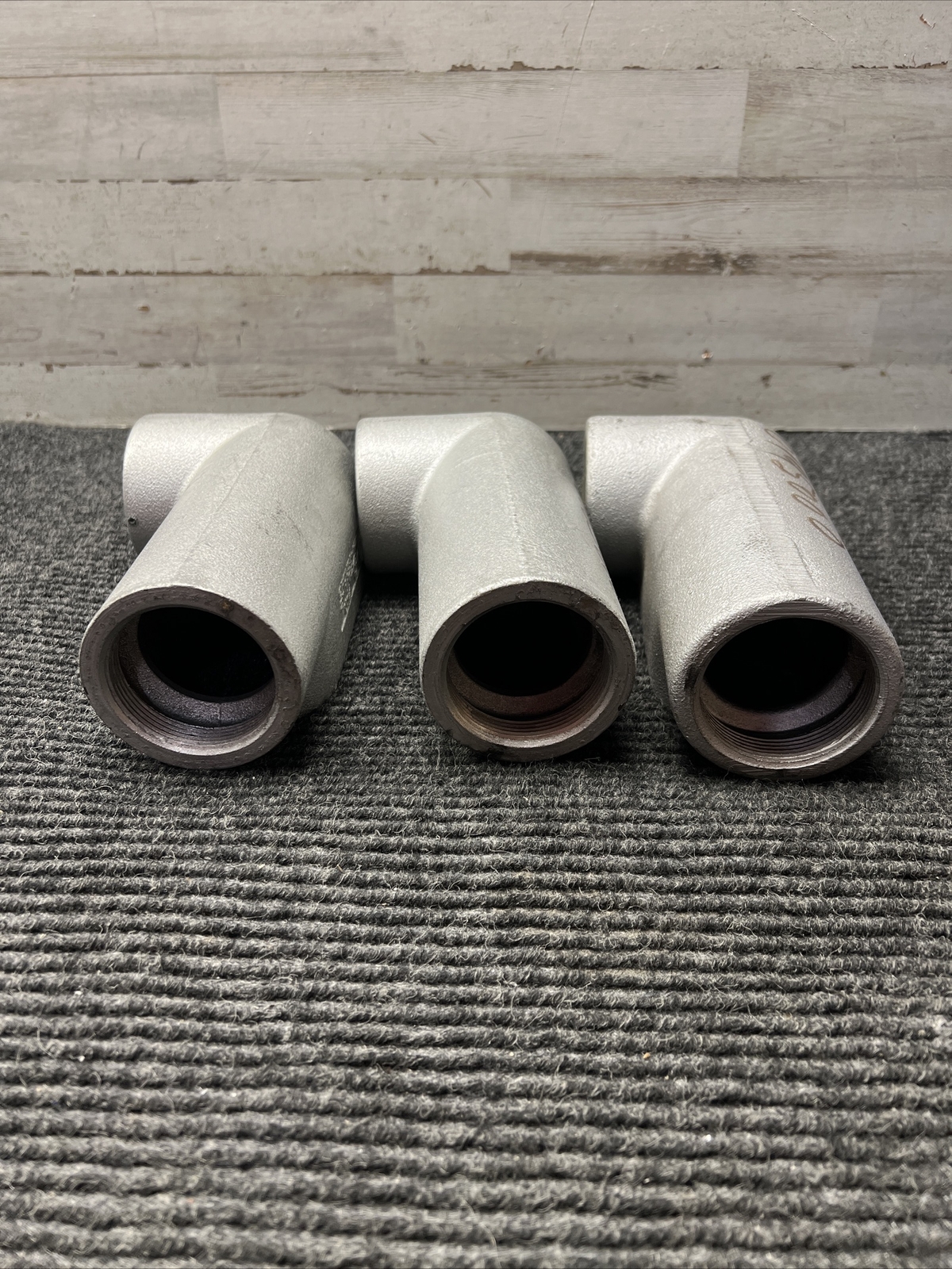 LOT OF 3 CROUSE LL57 CONDUIT 1 1/2″ OUTLET BODY FORM 7