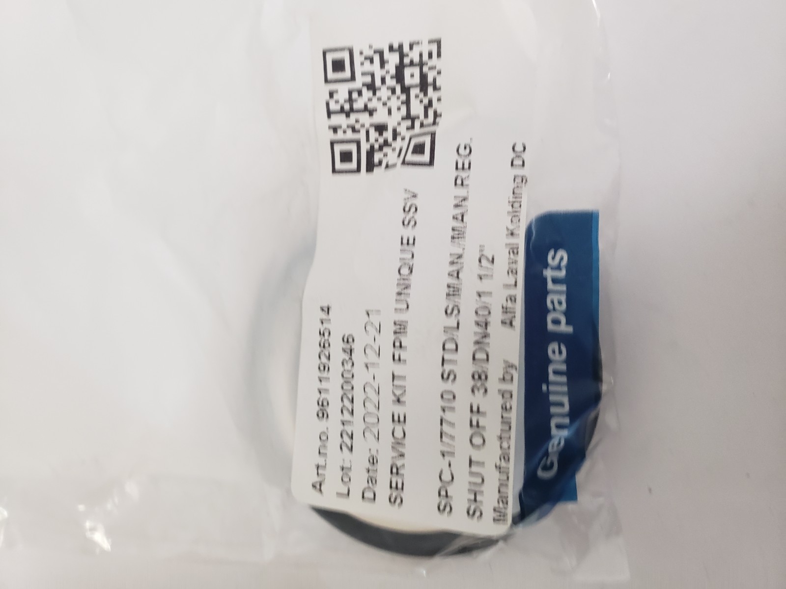 ALFA LAVAL SPC-1/7710 SERVICE KIT FOR UNIQUE SSV VALVE, NIB