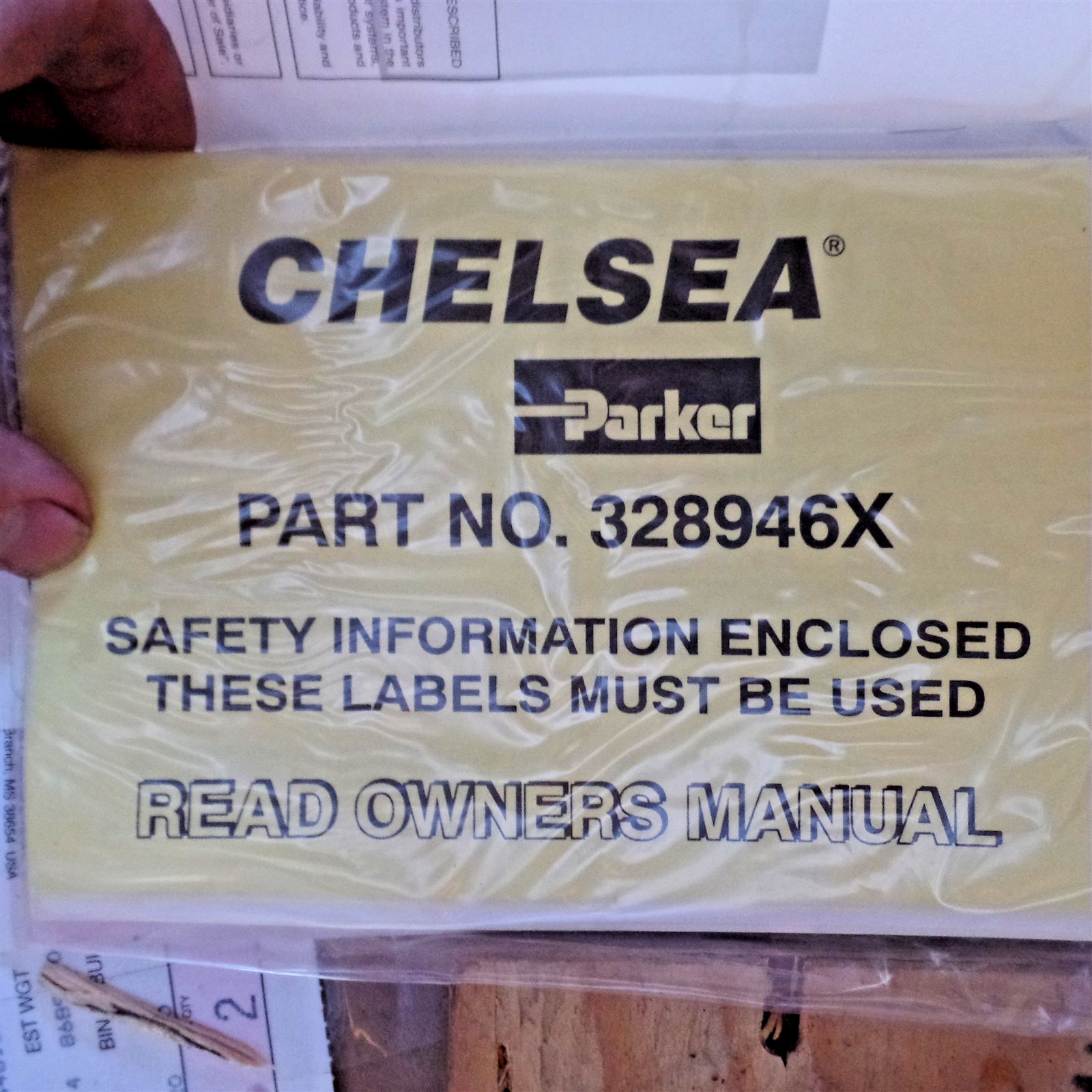 CHELSEA / PARKER 277 SERIES PTO 10 BOLT AGCO AG518865 MASSEY FERGUSON