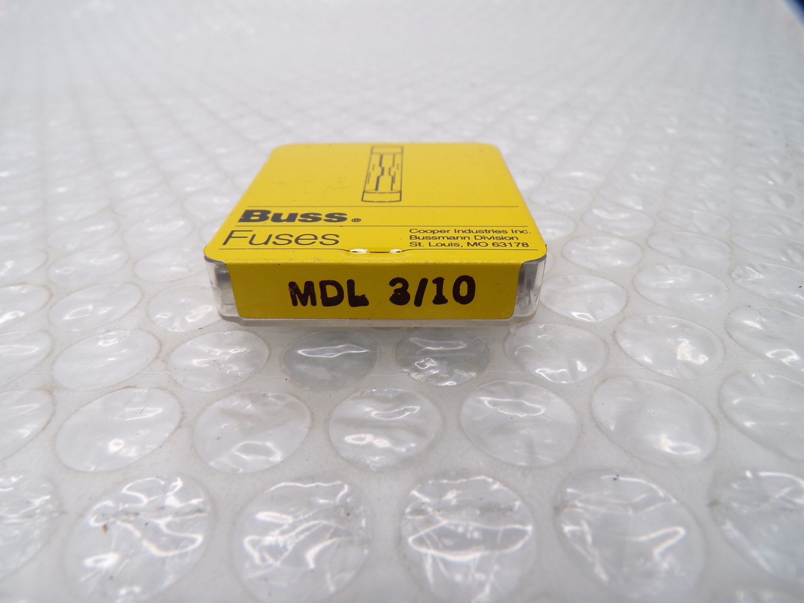 BUSSMANN MDL-3/10 FUSE PKG OF 3 NSMP