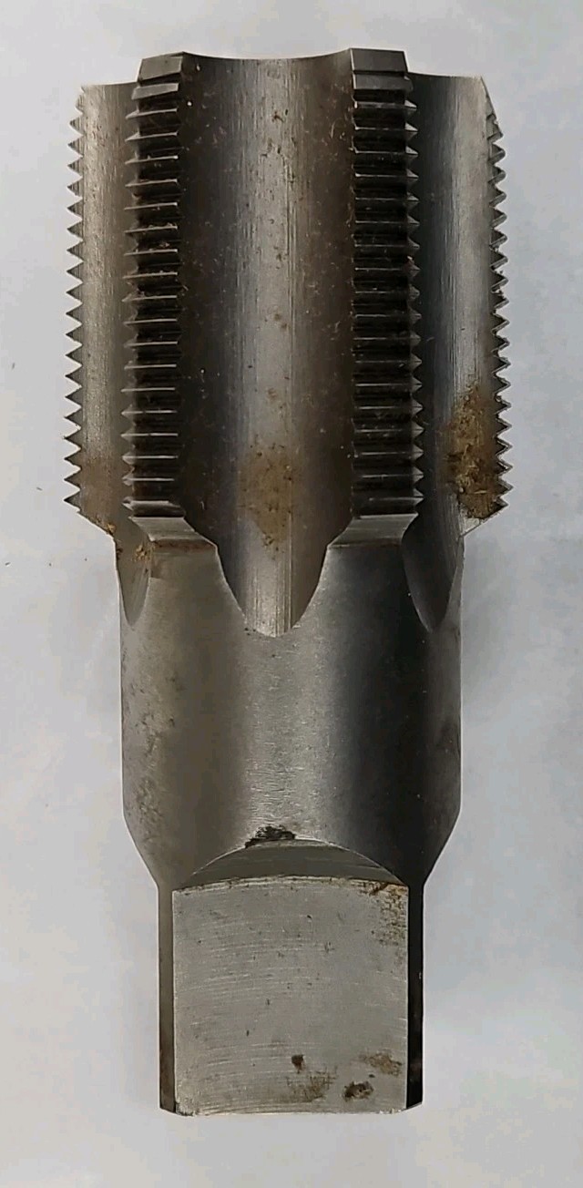 Hanson Irwin 1909 1-1/2″ NPT 6 Flute Tapered Pipe Tap USA 1.5″