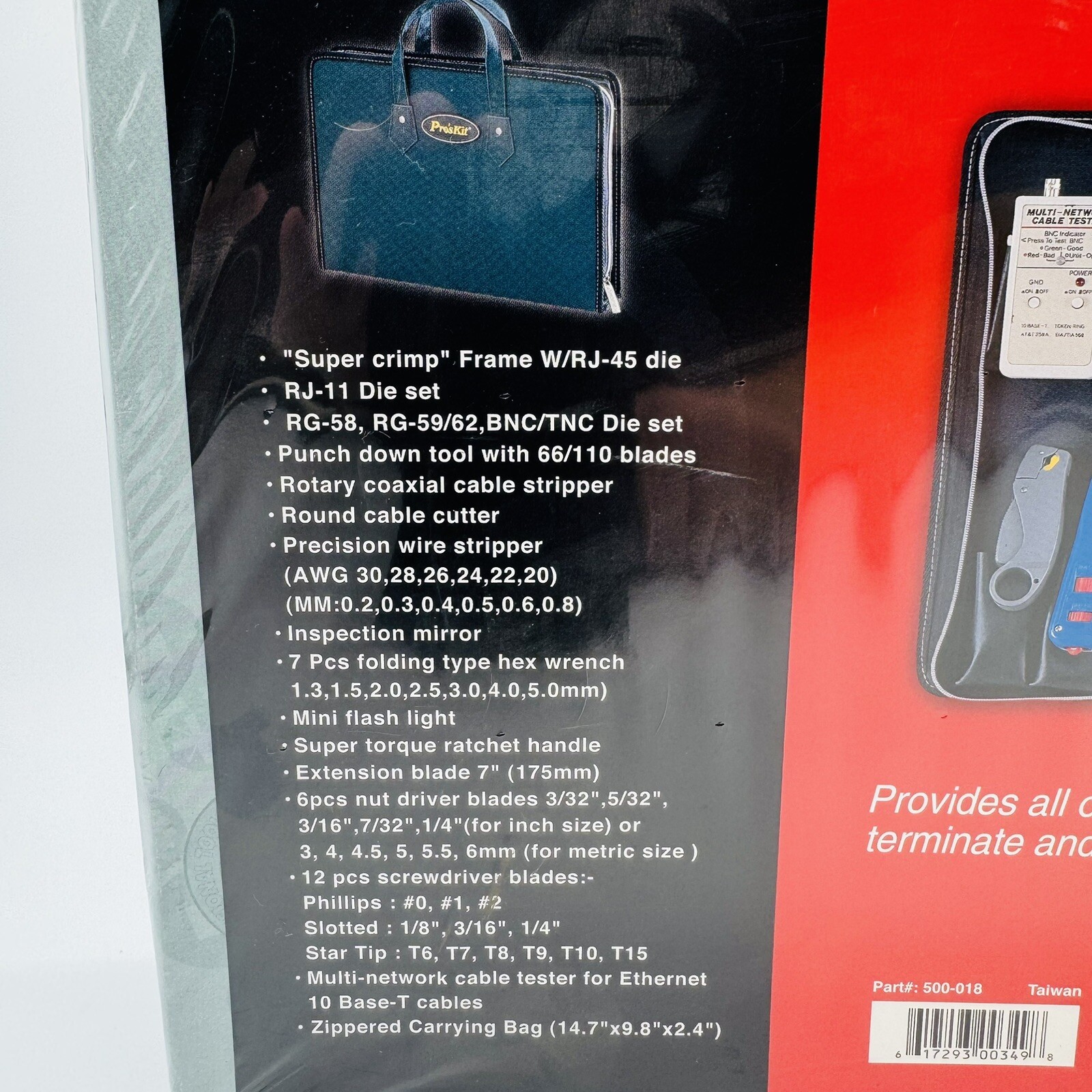 Eclipse Tools Master Network Maintenance/Installation Kit Model 500-018