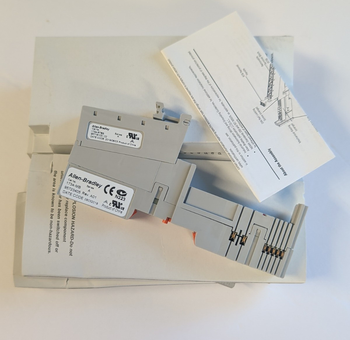 Allen Bradley 1734-TBS Point I/O Terminal Base ( LOT of 5 )