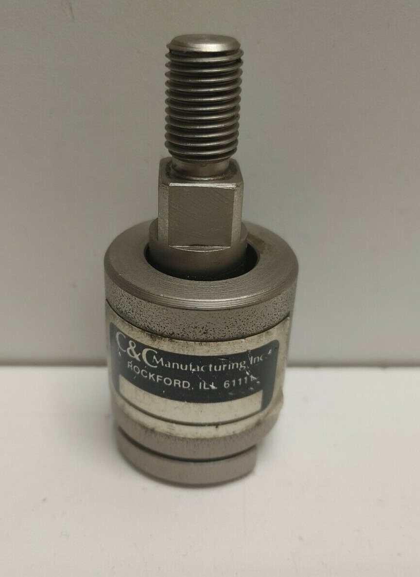 NEW OLD STOCK! NORGREN 7/16-20 ALUMINUM ROD ALIGNMENT COUPLER CC-1-07