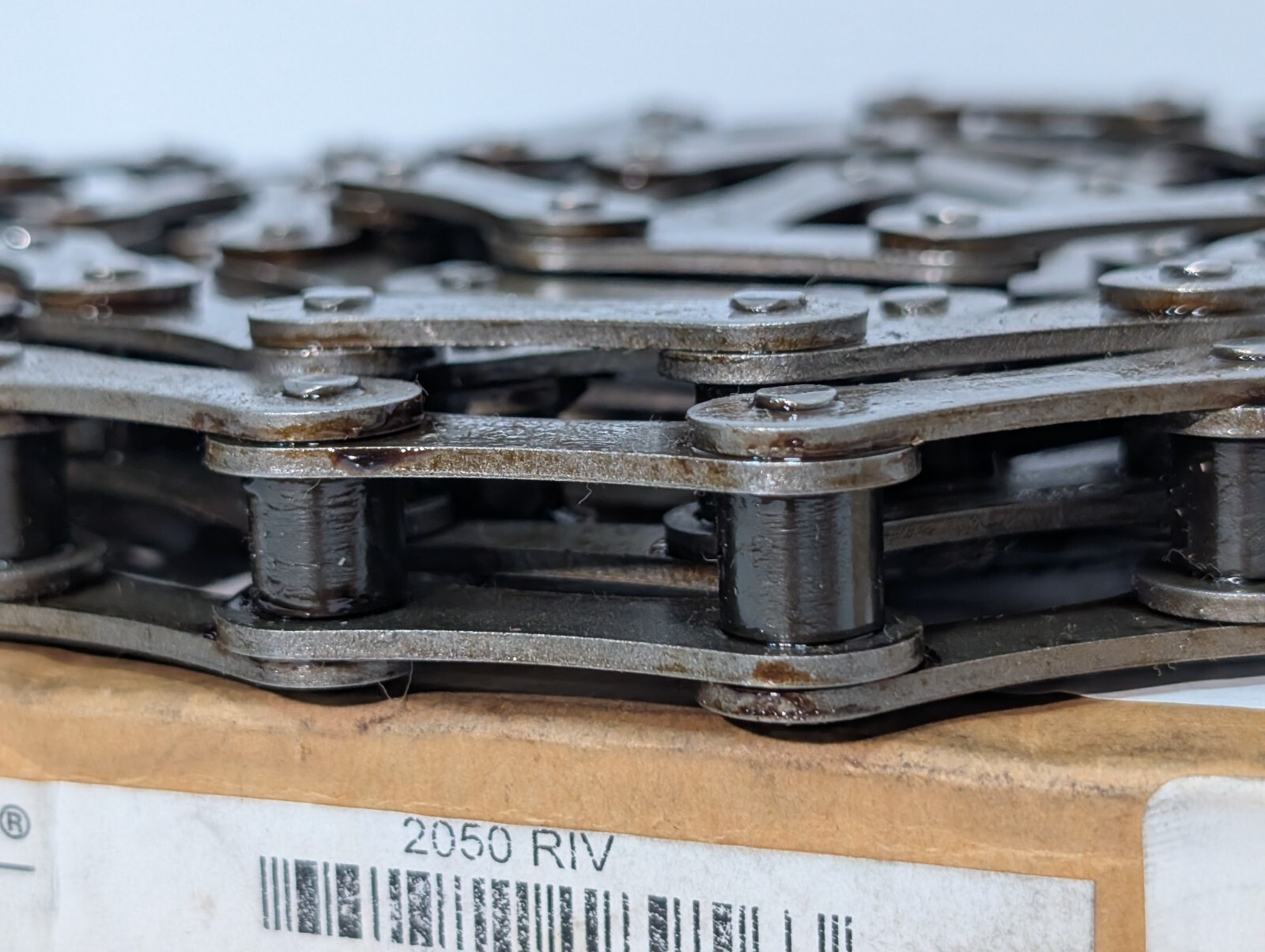 Rexnord C2050R10BX Link-Belt Roller Chain, Riveted, 10ft, 96 Pitches