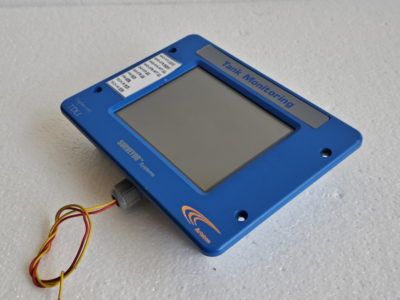 Ariston Surveyor Systems TDU Display Unit REV. 3C