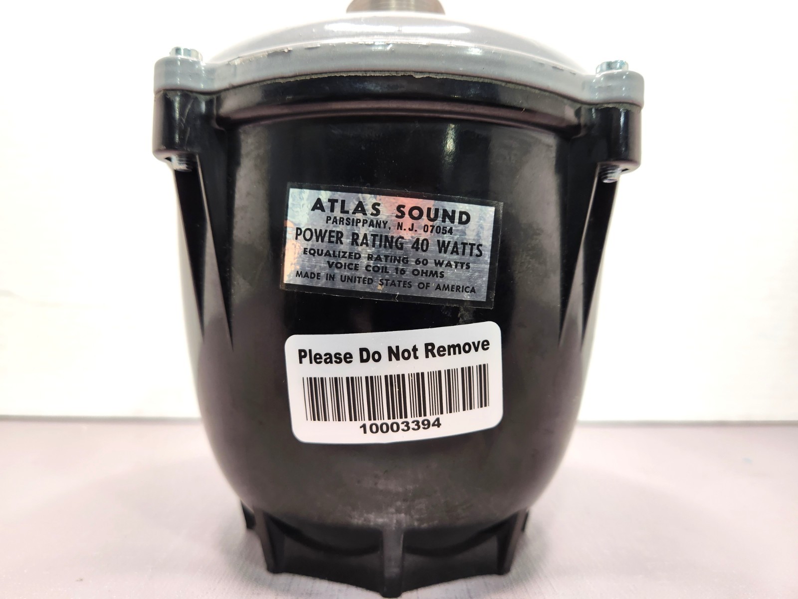 Atlas Sound PD-5VT Compression Driver 40 Watts Voice Coil 16 OHMS Untested