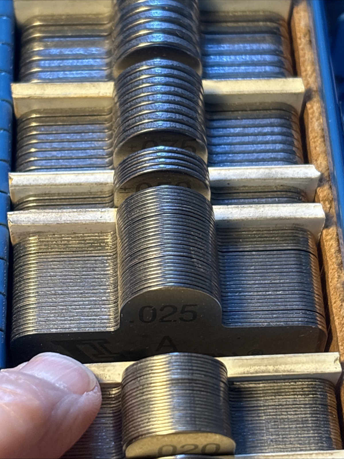 Lawton Industrial Stainless Steel Slotted Motor Shims .001-.120 Machinery sz A