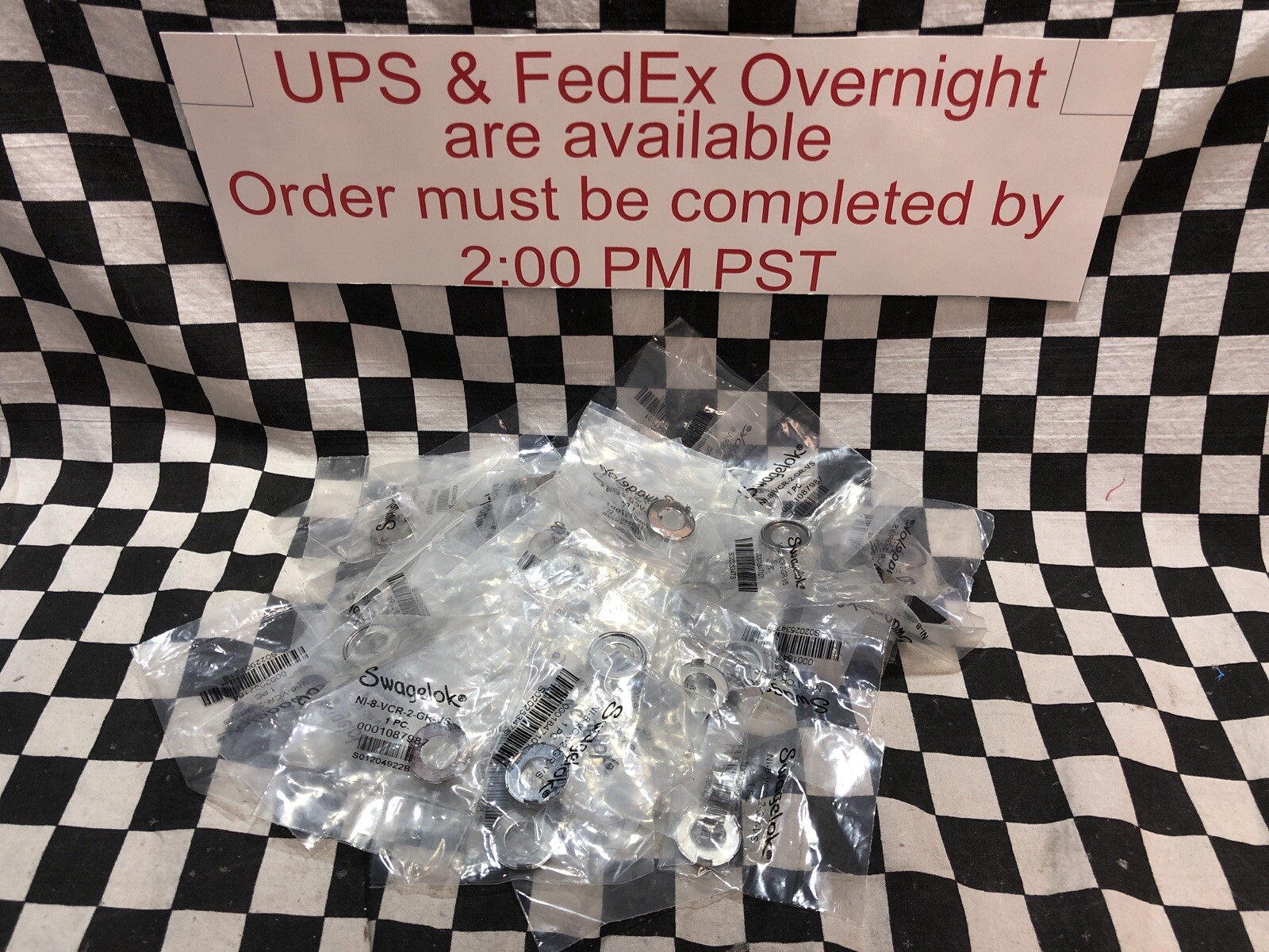SWAGELOK Gasket Retainer 1/2″, NI-8-VCR-2-GR-VS, LOT OF 50, SHIPSAMEDAY#1608Q3