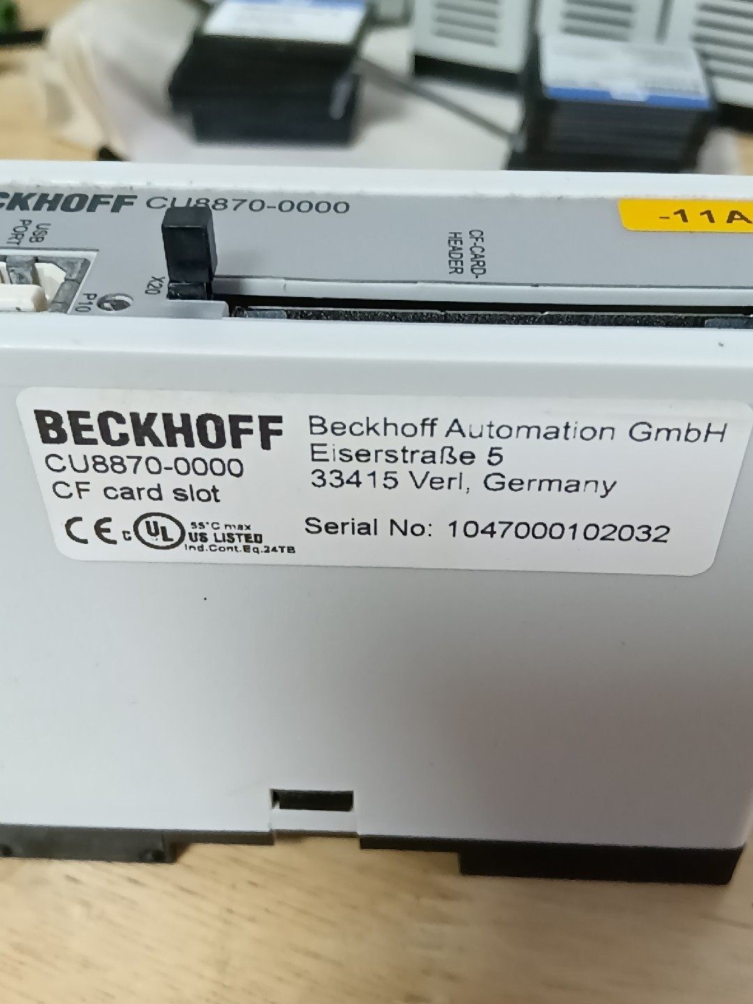 one BECKHOFF CU8870-0000 Accept counteroffer
