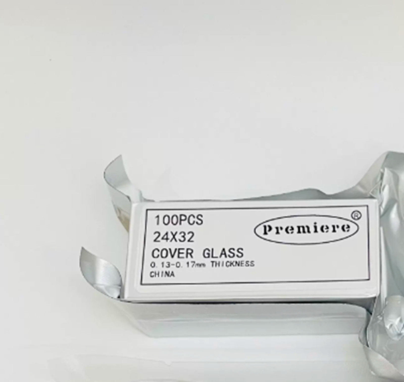 disposable microscope cover slips 24x32mm (100 pieces/box)