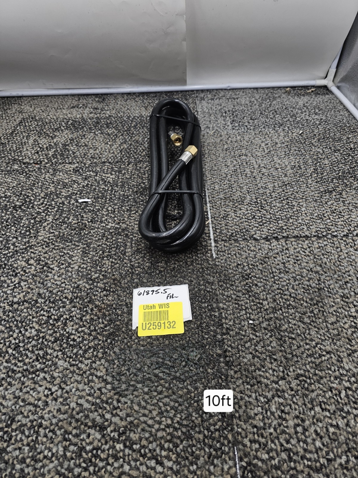 Pearl River 70177655 5/16″ HP516 Propane Adapter Hose 350PSIG LP-GAS Black