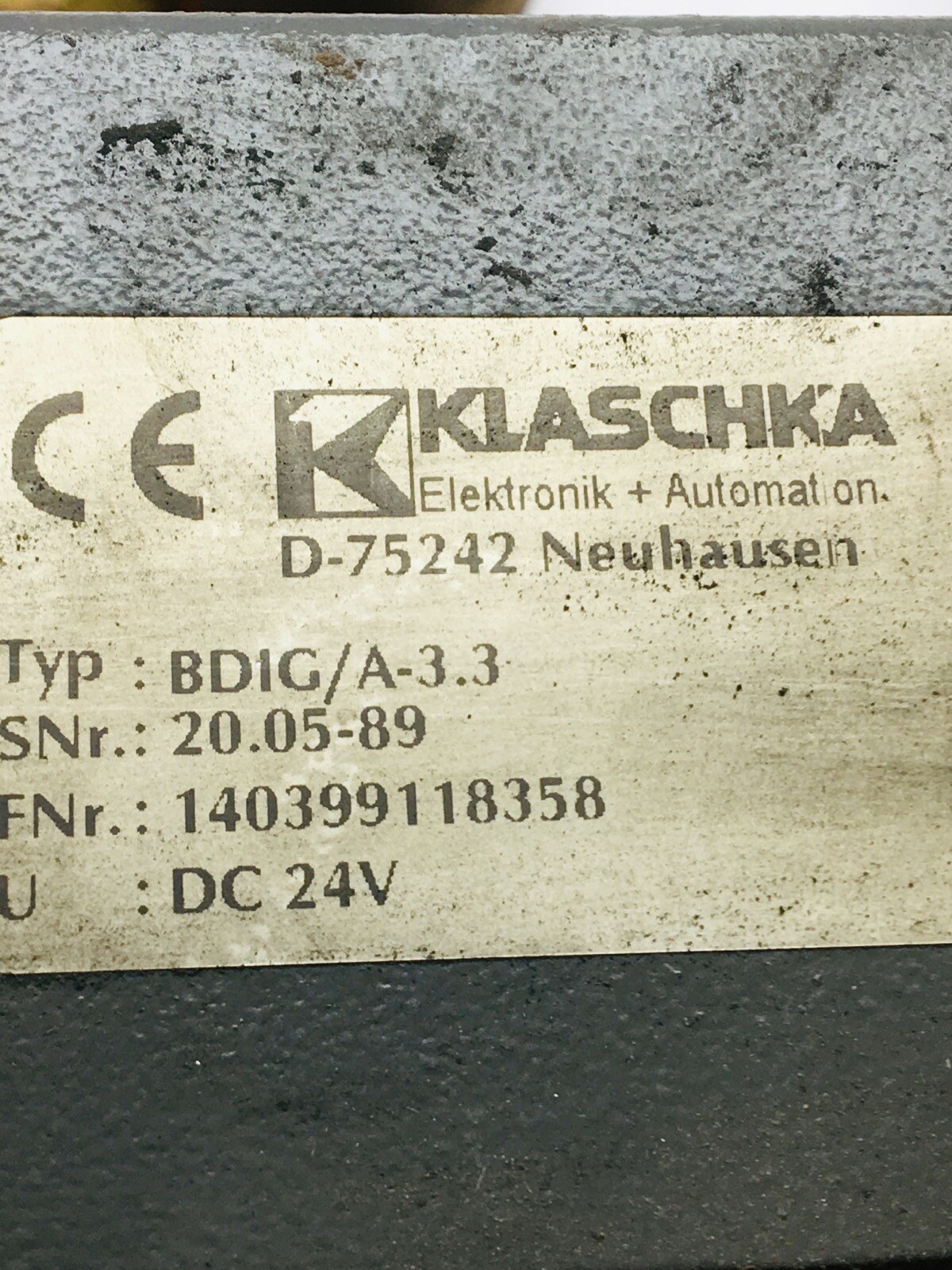 KLASCHKA BDIG/A-3.3 BDIG DOUBLE SHEET MONITOR