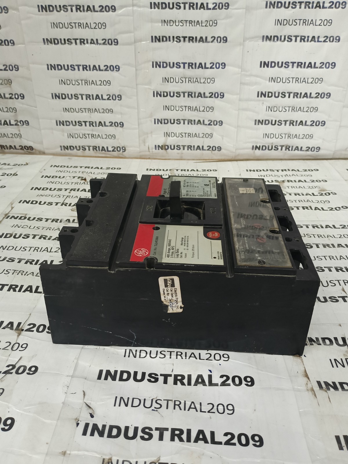 GE TJL4V2604 400A BREAKER 220/240V W/VERSA TRIP UNIT