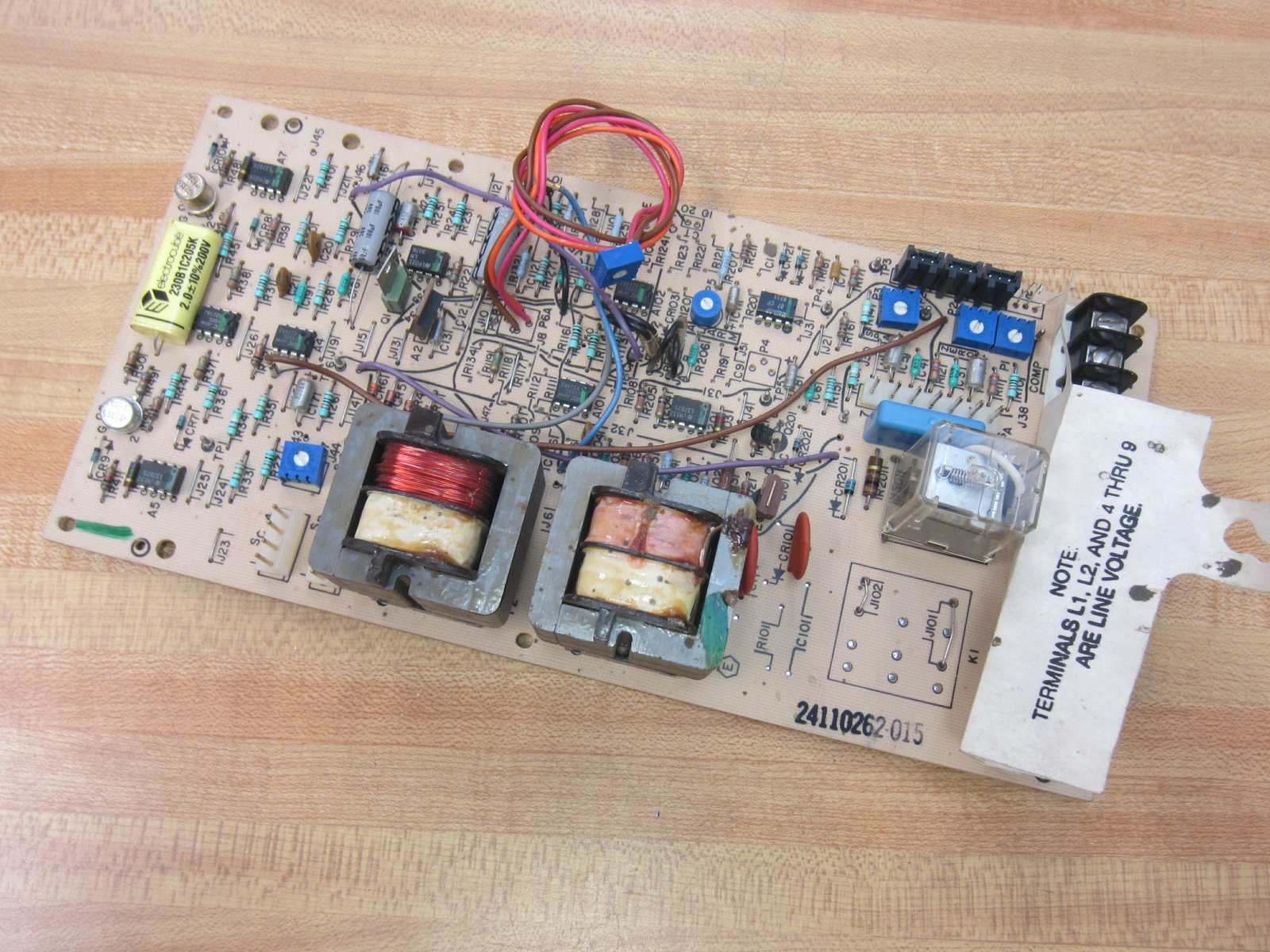 Honeywell 24001699-001 AR100 Control Board 24110262-015