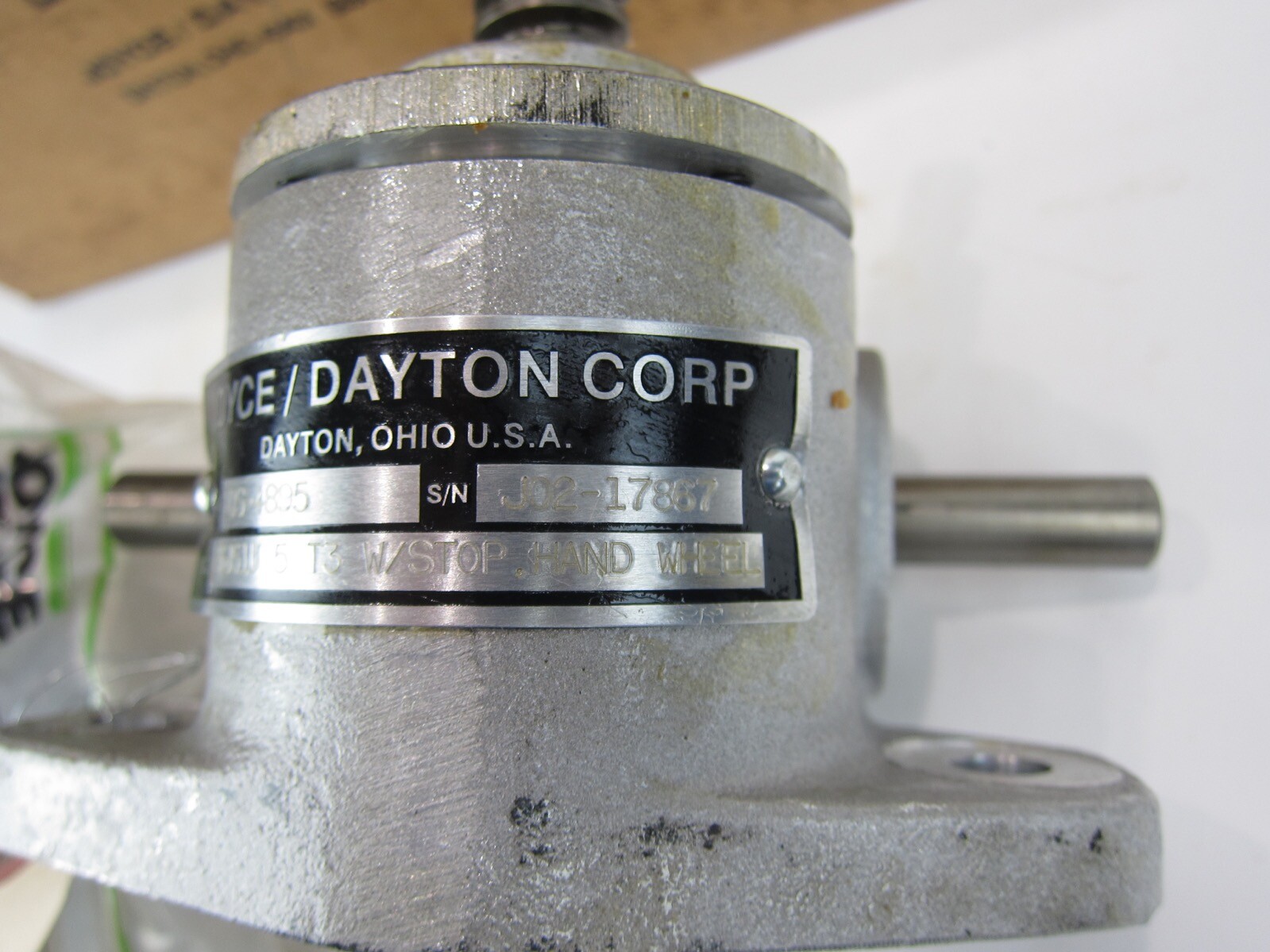 NEW Joyce Dayton QS-4895 WJ51U.5.T3 W/STOP Hand Wheel Machine Screw Jack