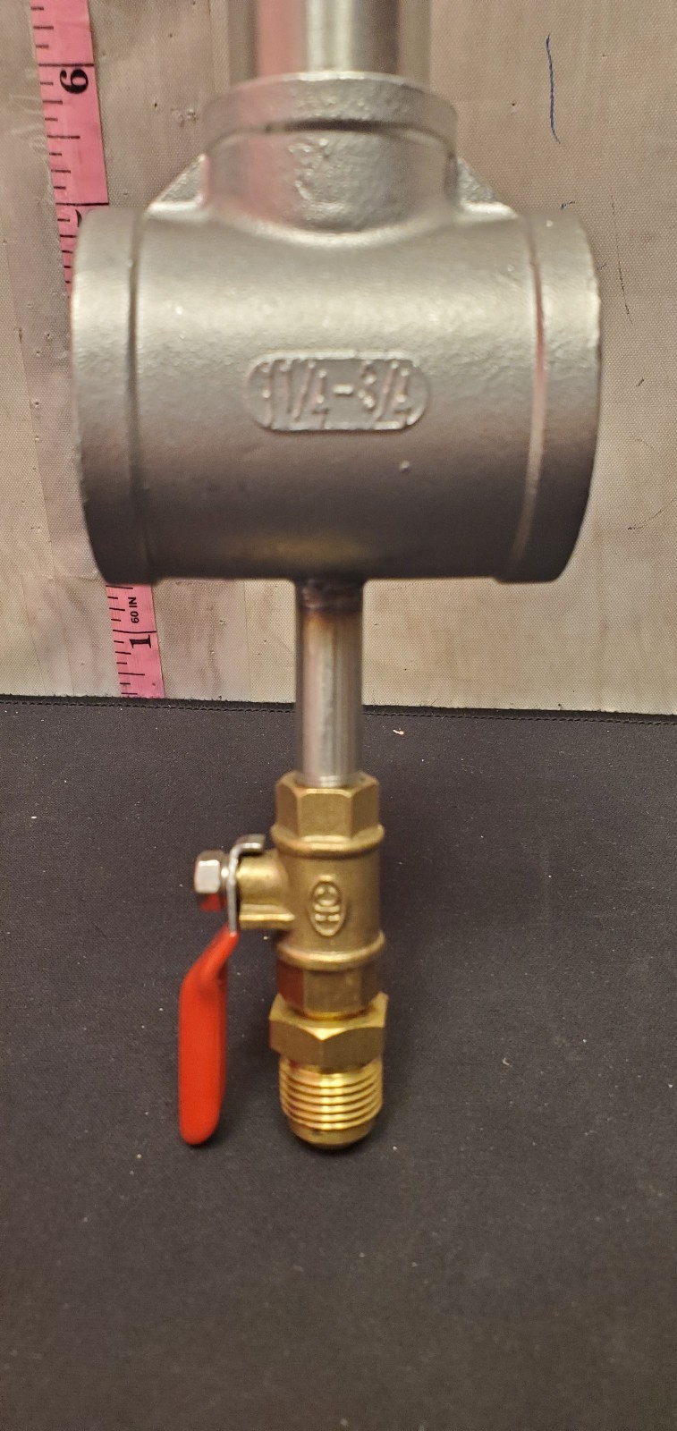 1-1/4 X 3/4 Propane Gas Forge Furnace Burner, High Pressure Cast-Iron Burner Hea