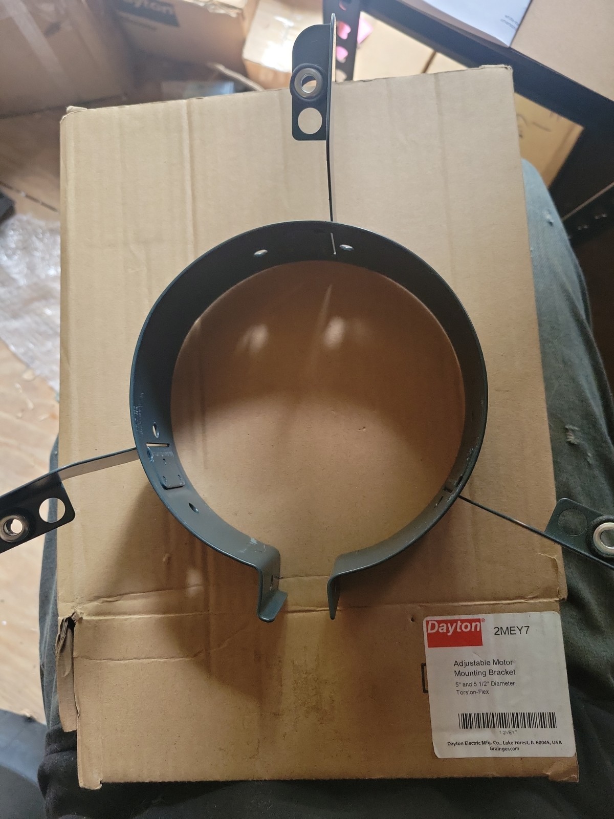 NEW DAYTON 2MEY7 ADJUSTABLE MOTOR MOUNTING BRACKET – FRAME ONLY