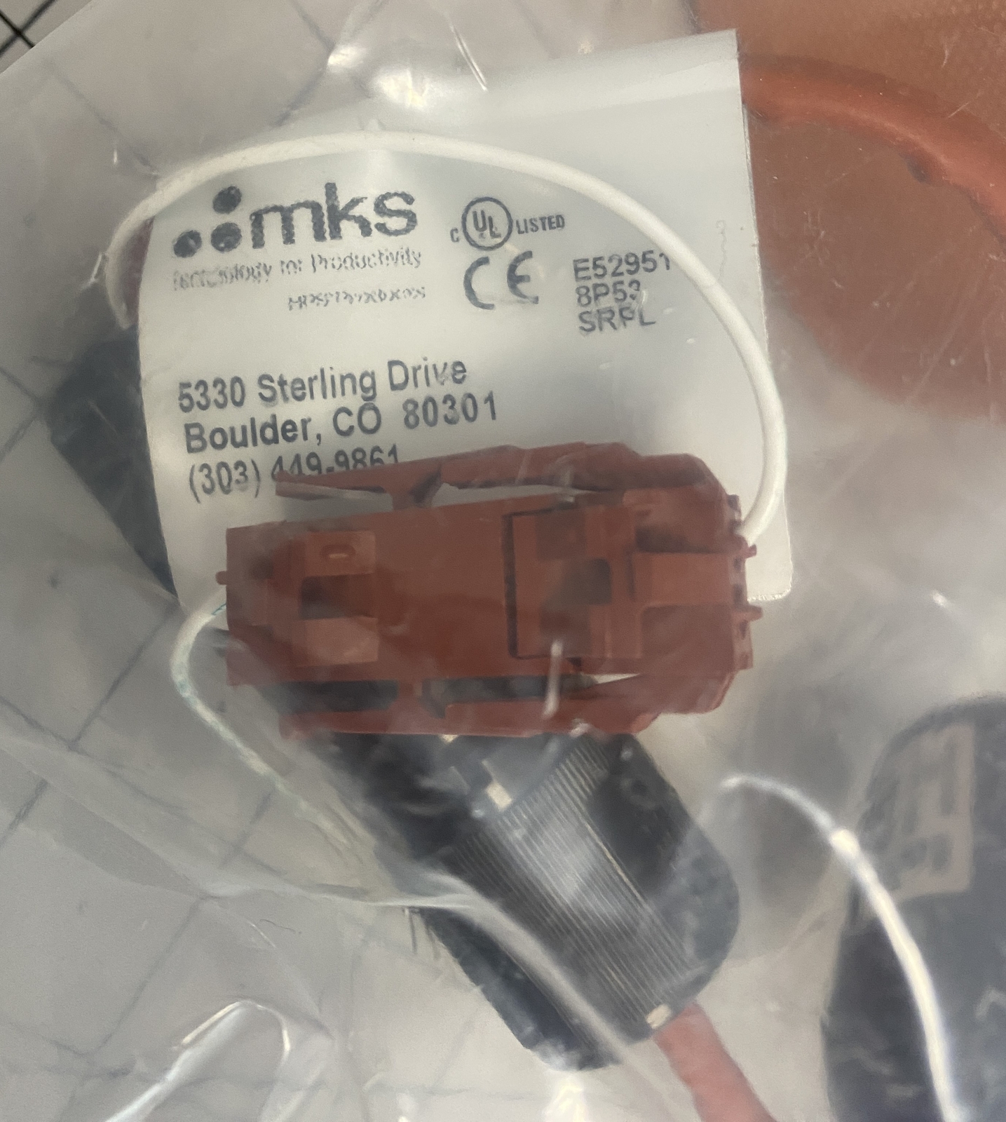 MKS Instruments HTR3.0, T-VLV, SPEC, 1BP3 PN: 9330-0332 REV:A
