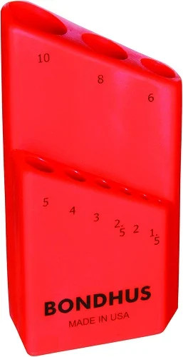 Bondhus 18099 – Bondhex Case Holds 9 L-Wrenches 1.5-10mm – 10EA